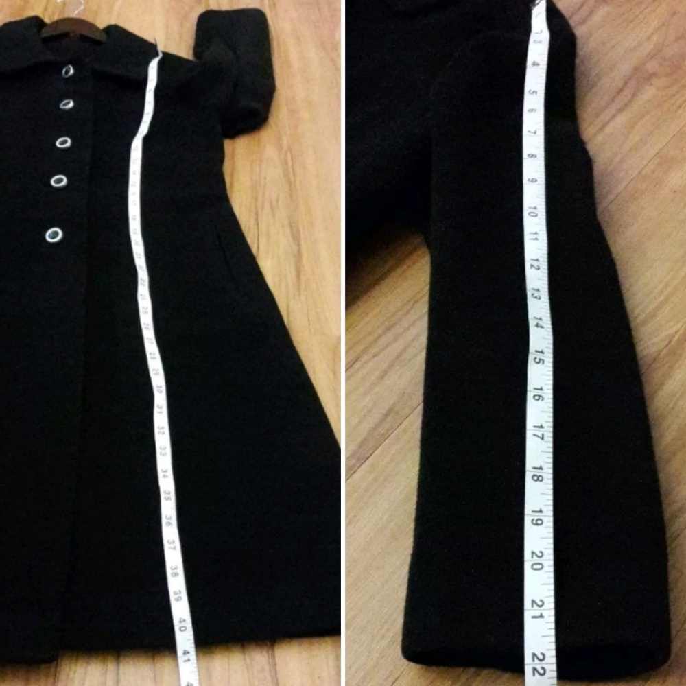 Full Length Elegant Cashmere Coat - Picture 7 of 8